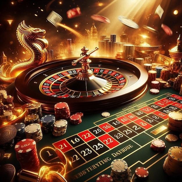Tampilan layar permainan Diamond Empire dengan simbol kristal dan tombol putaran